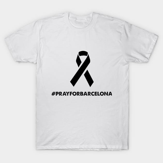 Pray for Barcelona T-Shirt by SynapseWorks